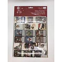 Gift Tags - 100 Piece Peel & Stick Christmas