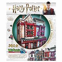3D Puzzle: Harry Potter Diagon Alley - Quality Qudditch Supplies & Slug and Jiggers