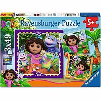 Dora: Ready to Explore? 3x49 - Ravensburger 