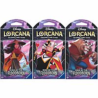 Disney Lorcana TCG: The Rise of the Floodborn - Booster Pack - Sleeved