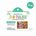 Sensory Play Jar Fun Fillers Glo Pals - Silly Shapes