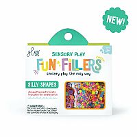 Sensory Play Jar Fun Fillers Glo Pals - Silly Shapes