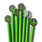 Enamel Charm Pen – Peace Sign