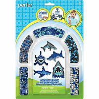 Sharks Perler Activity Kit