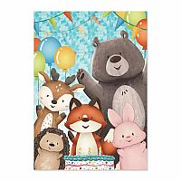 Woodland Animals Birthday Card .