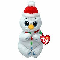 Brrrnard White Snowman - Ty Beanie Bellies.