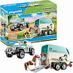Country: Car with Pony Trailer 