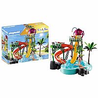 Family Fun: Water Park with Slides