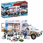 City Action: Rescue Vehicles: Ambulance With Lights And Sound