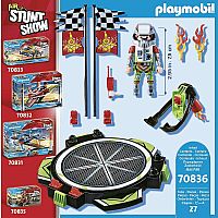 Air Stunt Show: Stuntman with Jet Pack 