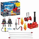 City Action: Firefighters with Water Pump - Retired