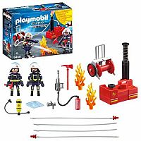 City Action: Firefighters with Water Pump - Retired