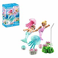 Princess Magic: Little Mermaids with Jellyfish