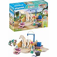 Horses of Waterfall: Washing Station with Isabella and Lioness 