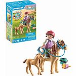 Horses of Waterfall: Child with Pony and Foal