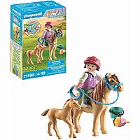 Horses of Waterfall: Child with Pony and Foal