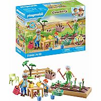 Country: Vegetable Garden with Grandparents