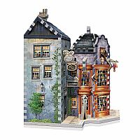 3D Puzzle: Harry Potter Diagon Alley - Weasley's Wizard Wheezes & Daily Prophet