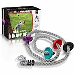 Slackers Ninja 8’ Climbing Rope Obstacle W/ Foot Holds.