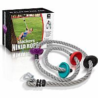 Slackers Ninja 8’ Climbing Rope Obstacle W/ Foot Holds.