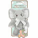 Lil' Spout Grey Elephant Paci Holder - Bearington Baby Collection 
