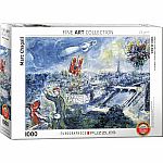 View of Paris by Marc Chagall - Eurographics  