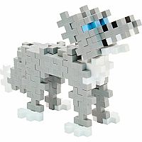 Plus-Plus Mini Maker Tube: Gray Wolf