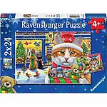 Christmas Kitties Set of 2 - Ravensburger