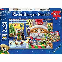 Christmas Kitties Set of 2 - Ravensburger