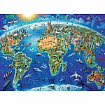 World Landmarks Map - Ravensburger.
