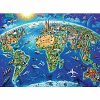 World Landmarks Map - Ravensburger.