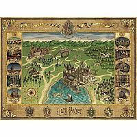 Harry Potter Hogwarts Map - Ravensburger 