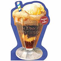 Scratch & Sniff Root Beer Birthday Card  