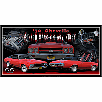 1970 Chevelle 396 SS Metal Sign
