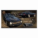 1976 Pontiac Trans AM Metal Sign