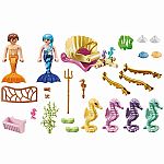 Princess Magic: Mermaid with Seahorse Carriage