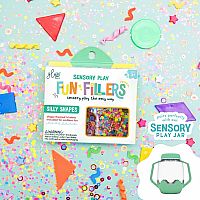 Sensory Play Jar Fun Fillers Glo Pals - Silly Shapes