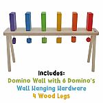Falling Wood Domino Wall - Wall Mounted or Table Top.
