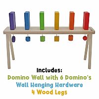 Falling Wood Domino Wall - Wall Mounted or Table Top.