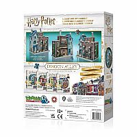 3D Puzzle: Harry Potter Diagon Alley - Olivanders Wand Shop & Scribbulus