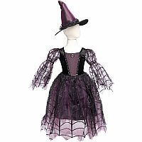 Amethyst the Spider Witch Dress with Hat Size 5-6
