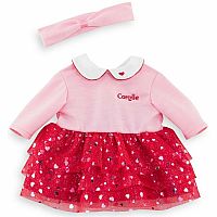 Corolle - Heart Petals Dress & Headband Set for 14" Dolls  