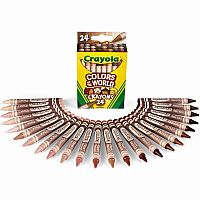 24 Colors of the World Crayons.