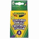 Short Classic Coloured Pencils - 8 Pack