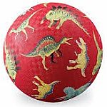 7" Playball/Dinosaurs Red