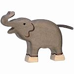 Elephant Baby - Raised Head Figure