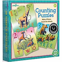 Counting Puzzles: Animals - Eeboo.  
