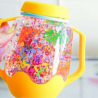 Sensory Play Jar Fun Fillers Glo Pals - Silly Shapes