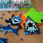 Sharks Perler Activity Kit