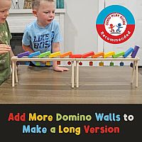 Falling Wood Domino Wall - Wall Mounted or Table Top.